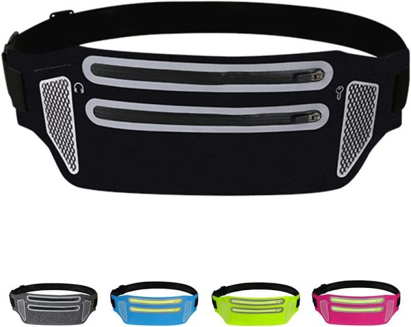 Slim Running Belt for Phone Fanny Packs for Women Men Money Belt