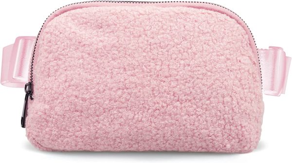 Travel Belt Bag Pocket Money Pouch Pink